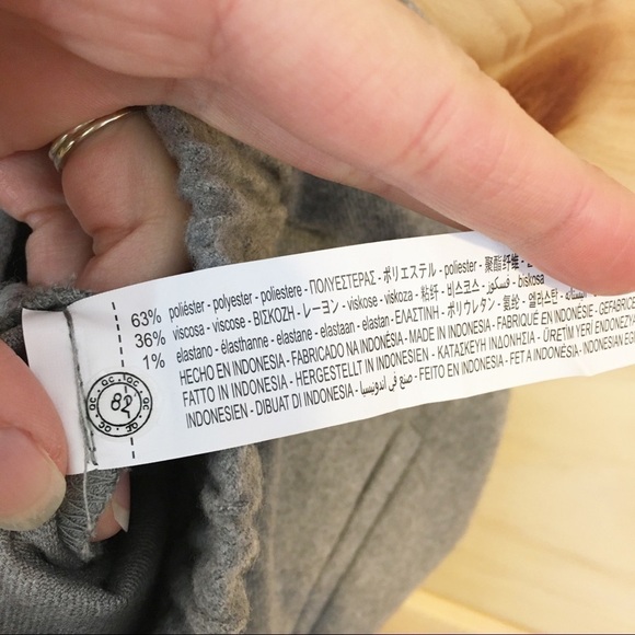 Zara | Gray ankle length elastic waist pants xs - Picture 8 of 8